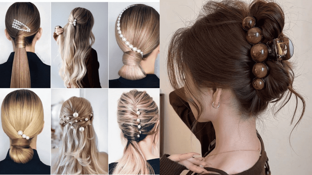 Penteado-com-presilha-grande-1024x576 Penteados Femininos: Ideias Lindas e Fáceis Para Fazer em Poucos Minutos