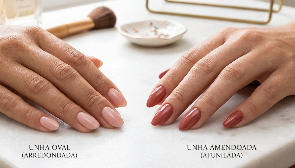 UNHA-OVAL-E-UNHA-AMENDOADA-OFICIAL Oval ou Amendoada: Diferenças e Vantagens das Formas de Unha