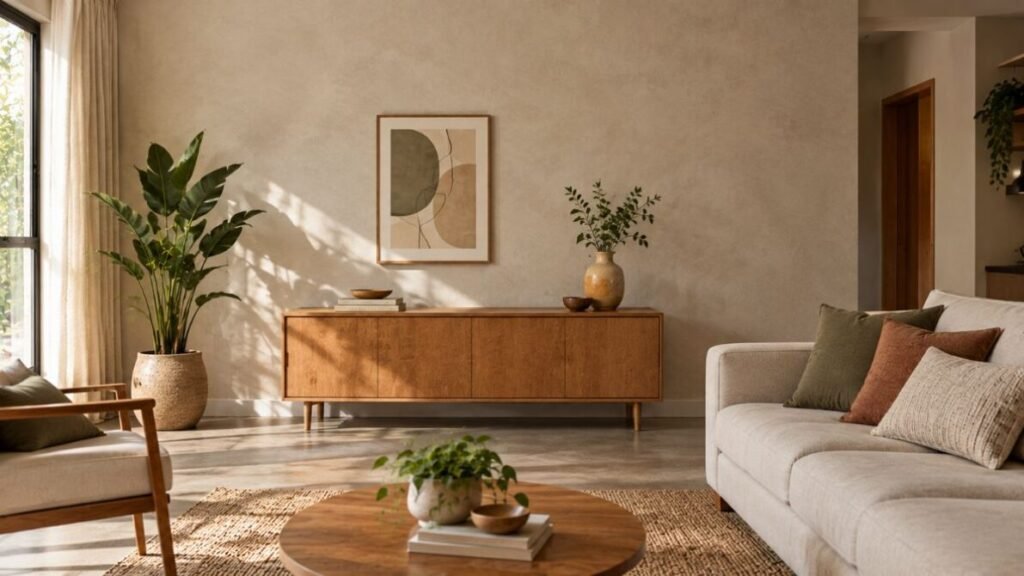 decoracao-para-parede-de-sala-Parede-com-textura-1024x576 Decoração para Parede de Sala: 25 Ideias Lindas e Baratas para Transformar o Ambiente