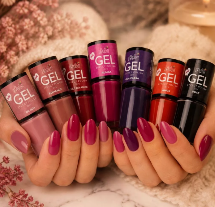 esmalte-bella-brazil-1 Unhas Decoradas para Primavera 2026: 25 Ideias Lindas e Fáceis para se Inspirar