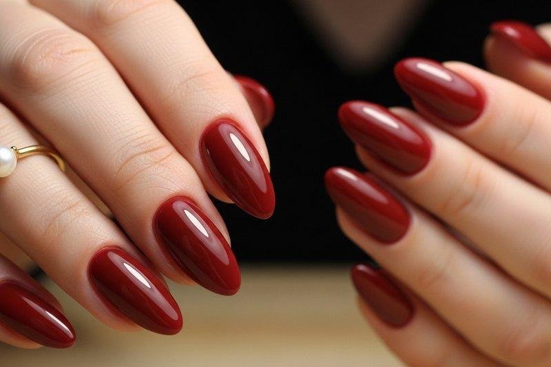 unhas-vermelhas-Unhas-vinho-1 Unhas Elegantes: 25 Inspirações Sofisticadas, Delicadas e Fáceis de Combinar