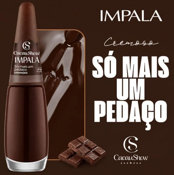Impala-Cacau-Show-so-mais-um-pedaco-3 Coleção de Esmaltes Impala Cacau Show: Guia Completo das Cores Cremosas e Peroladas