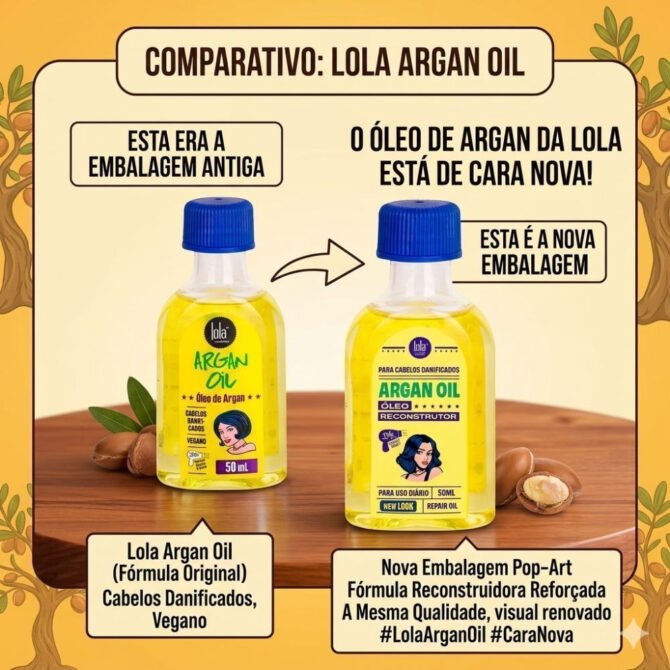 Oleo-Capilar-Lola-Cosmetics-Argan-Oil-para-Nutricao-3 Óleo de Argan Reparador 50ml para Cabelos Secos, Ressecados e Danificados: Como Usar e Quais os Benefícios