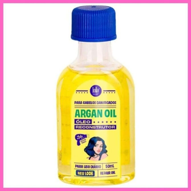 Oleo-Capilar-Lola-Cosmetics-Argan-Oil-para-Nutricao-5 Óleo de Argan Reparador 50ml para Cabelos Secos, Ressecados e Danificados: Como Usar e Quais os Benefícios