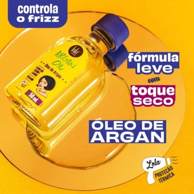 Oleo-Capilar-Lola-Cosmetics-Argan-Oil-para-Nutricao-6 Óleo de Argan Reparador 50ml para Cabelos Secos, Ressecados e Danificados: Como Usar e Quais os Benefícios