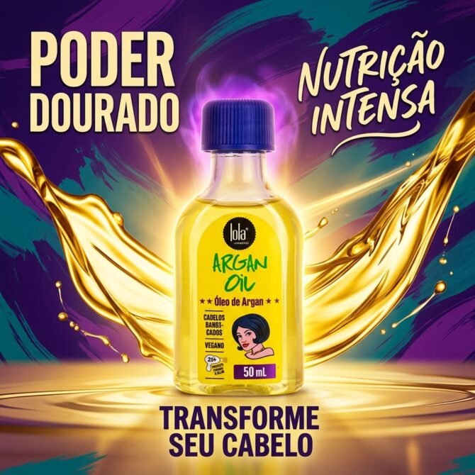 Oleo-Capilar-Lola-Cosmetics-Argan-Oil-para-Nutricao Cabelo Ressecado: 10 Cuidados para Recuperar Maciez, Brilho e Aparência Saudável