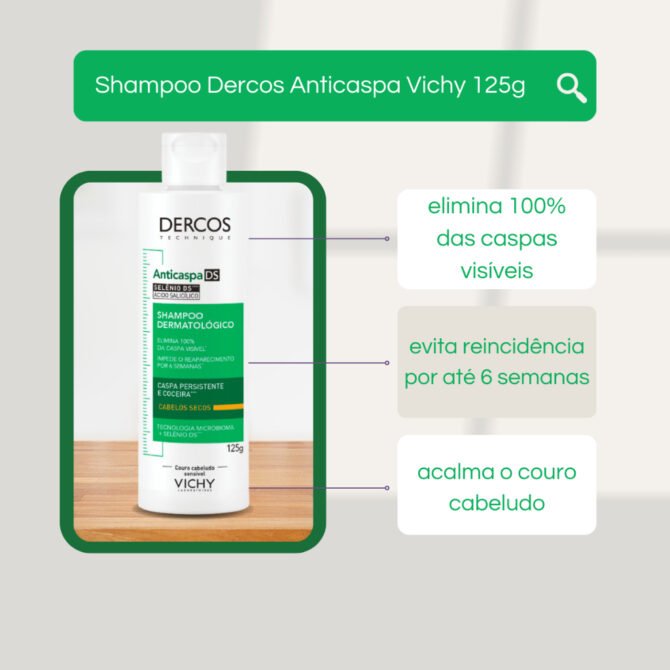 Shampoo-Anticaspa-Vichy-Dercos-DS-1 Shampoo Anticaspa Vichy Dercos DS: Como Funciona e Para Quem é Indicado