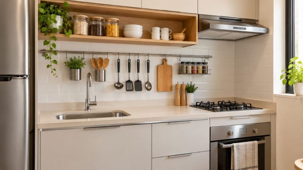 06-1-1024x576 Decoração de Cozinha Pequena: 20 Ideias para Aproveitar Melhor o Espaço