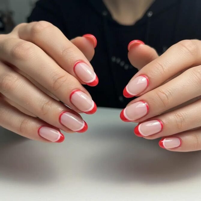 Francesinha-reversa-5 Unhas Francesinhas: 20 Ideias Elegantes para Usar em Diferentes Ocasiões