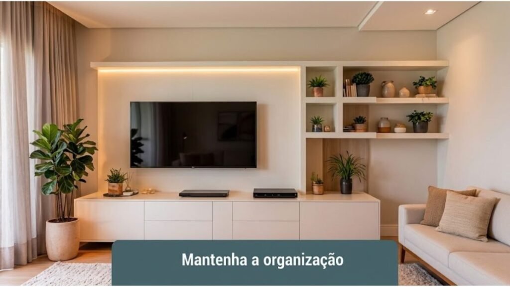 Mantenha-a-organizacao-no-dia-a-dia-1024x576 Decoração de Sala: 20 Ideias para Deixar o Ambiente Bonito e Aconchegante