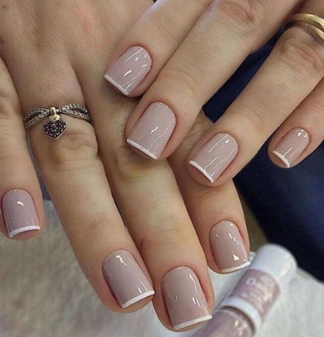 Unhas-curtas-quadradas-2 Unhas Curtas: 20 Ideias Elegantes e Fáceis para se Inspirar