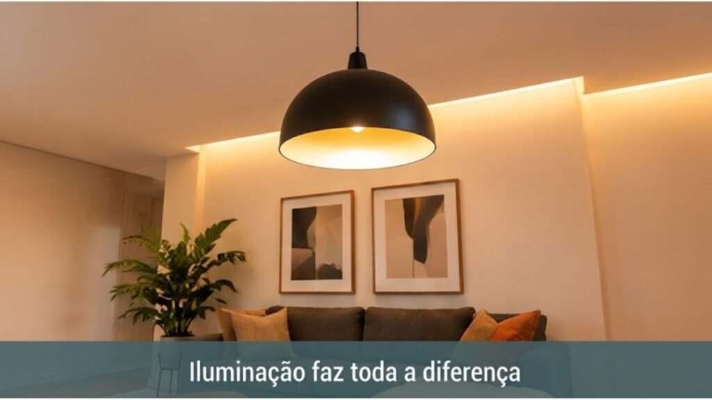 boa-iluminacao-1024x576 Decoração de Sala: 20 Ideias para Deixar o Ambiente Bonito e Aconchegante