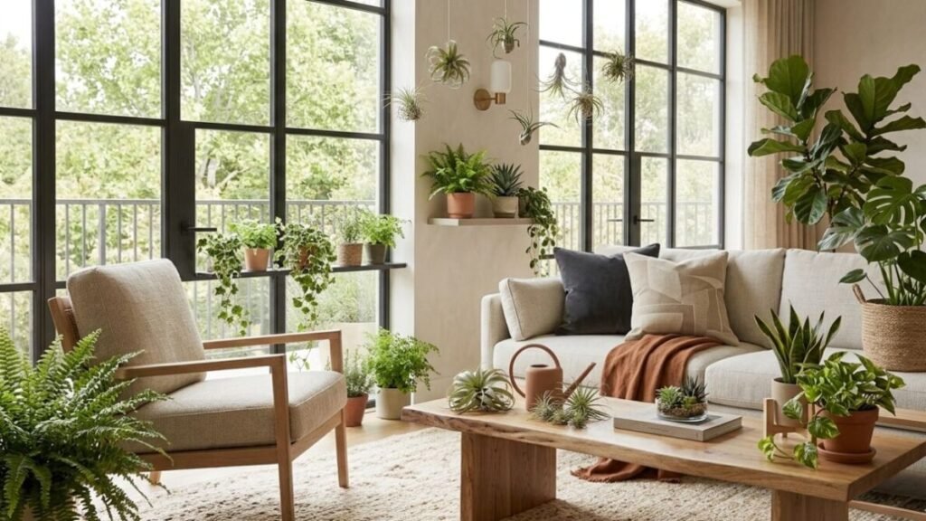 elementos-da-natureza-para-dentro-de-casa-1024x576 Decoração de Sala: 20 Ideias para Deixar o Ambiente Bonito e Aconchegante